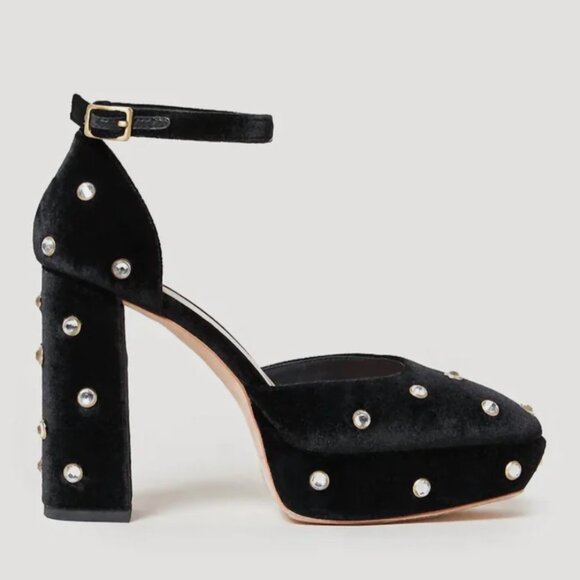 Loeffler Randall Selina black closed toe platform - Picture 3 of 4